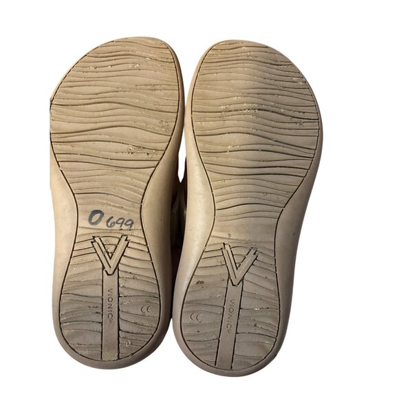 Vionic Activate RX Sandals Beige Womens Size 6 - Picture 6 of 7